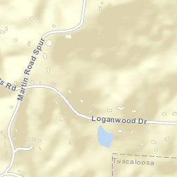 Loganwood Alabama Street Map