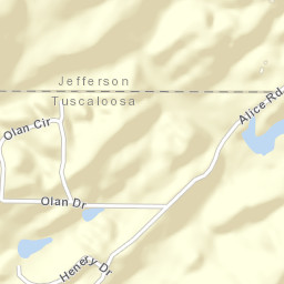 Cloester Valley Alabama Street Map