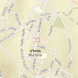 Metulla Street Map