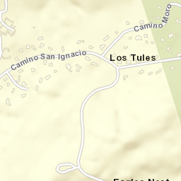 Los Tules California Street Map