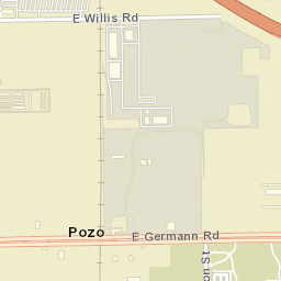 Pozo Arizona Street Map