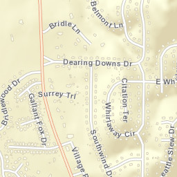 Dearing Downs Alabama Street Map