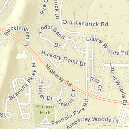 Shannon Glen Alabama Street Map