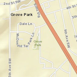 33059-33081 12th Avenue Southwest, Childersburg Street Map