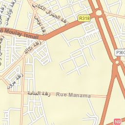 Berrechid Province Street Map