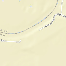 Careyville Landing Arkansas Street Map