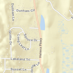 Dunaway Farms Alabama Street Map