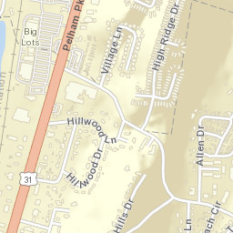 Hardy Alabama Street Map