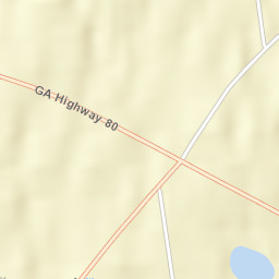 5914-6001 Georgia 80, Gibson, GA 30810 Street Map