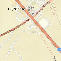 Gujar Khan Street Map