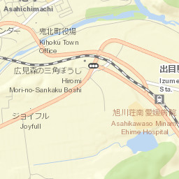Kihoku-chō Street Map