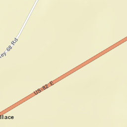 Wallace Arkansas Street Map