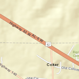 Westhill Alabama Street Map