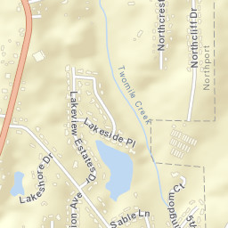 Northcrest Alabama Street Map