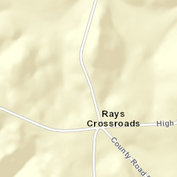 Rays Crossroads Alabama Street Map
