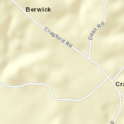 Cragford Alabama Street Map