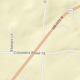 Dodson Arkansas Street Map