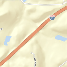 Chamblee Alabama Street Map