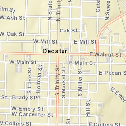 100-198 West Main Street, Decatur, TX Street Map