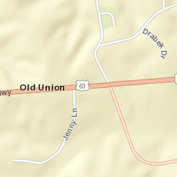 Franklin, AR, USA Street Map