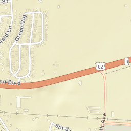 Deerfield Alabama Street Map