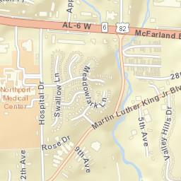 Dutton Place Alabama Street Map