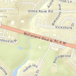 Academy Drive Alabama Street Map