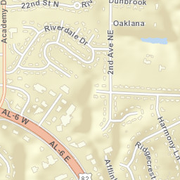 Dunbrook Alabama Street Map
