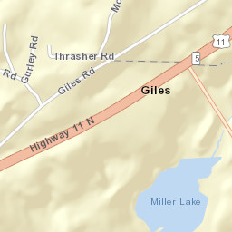 Giles Alabama Street Map