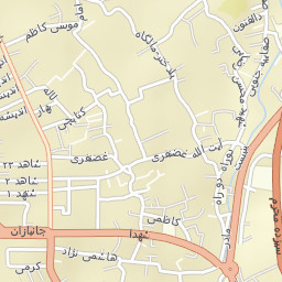 Khvansar Street Map