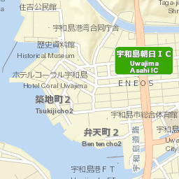 Uwajima-shi Street Map