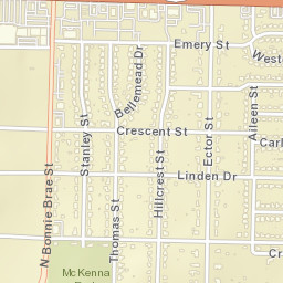 2201-2299 Panhandle Street Denton Street Map