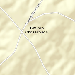 Taylors Crossroads Alabama Street Map