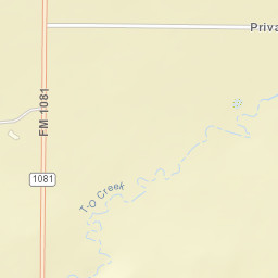 Farm to Market Road 1081, Jayton, TX Street Map