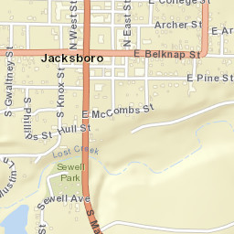 N Main St, Jacksboro, TX 76458, USA Street Map