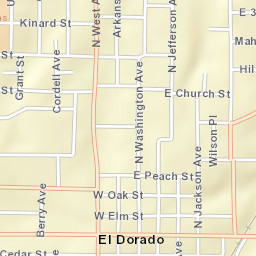 206 N Washington Ave El Dorado AR Street Map