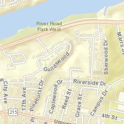 Pinehurst Alabama Street Map