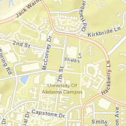 Capstone Court Alabama Street Map