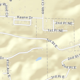 Cherrywood Alabama Street Map