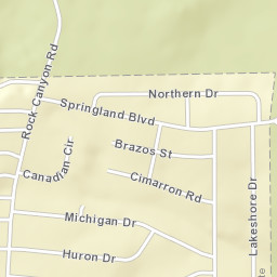 114 Northern Dr Elephant Butte Street Map