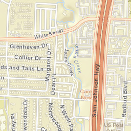 North Central Expressway, McKinney, TX  Street Map