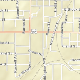 El Dorado Arkansas Street Map