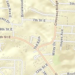 Arcadia Alabama Street Map