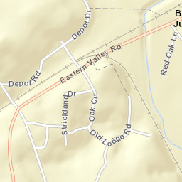 North Bibb Alabama Street Map