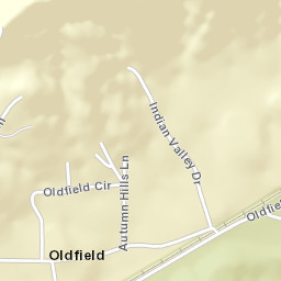Oldfield Alabama Street Map