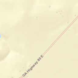 4486-4620 Highway 80, Waynesboro, GA Street Map