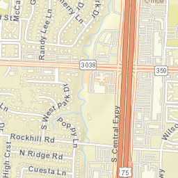McKinney, Texas Street Map