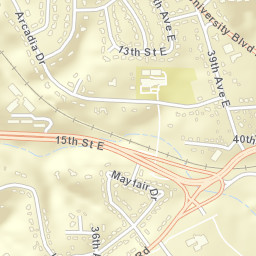 Beech Hills Alabama Street Map