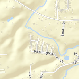 Old Mill Trace Alabama Street Map