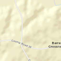 Barrett Crossroads Alabama Street Map